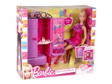 Набор Барби кукла и мебель