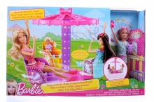 Barbie Аттракцион для сестер Barbie + кукла Челси.