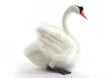 HANSA мягкая игрушка Лебедь белый 45 см