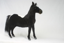 HANSA мягкая игрушка черная пони 56 см