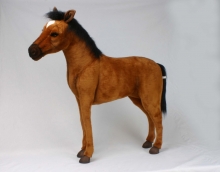 HANSA мягкая игрушка Лошадь коричневая 97 см