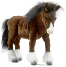 HANSA мягкая игрушка Лошадь клейдесдальской породы 50 см