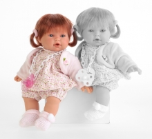 Кукла Сандра в розовом плач 27 см