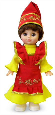 Кукла в татарском национальном костюме Алсу 2