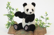 HANSA мягкая игрушка Панда сидящая 30 см